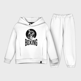 Детский костюм хлопок Oversize с принтом Boxing (двухсторонняя) в Тюмени,  |  | Тематика изображения на принте: boxer | boxing | fight | mma | бокс | боксер | тайский бокс