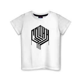 Детская футболка хлопок с принтом СПЛИН в Тюмени, 100% хлопок | круглый вырез горловины, полуприлегающий силуэт, длина до линии бедер | splin | александр васильев | сплин