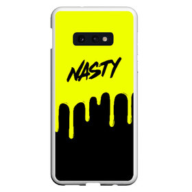 Чехол для Samsung S10E с принтом NASTY JUICE в Тюмени, Силикон | Область печати: задняя сторона чехла, без боковых панелей | bad | baddrip | cloud | coil | drip | juice | nasty | smoke | vape | wape | бак | бэд дрип | вейп | вейпер | дрипка | дым | койл | культура | мод | нэсти | облако | пар | хипстер