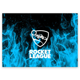 Поздравительная открытка с принтом ROCKET LEAGUE в Тюмени, 100% бумага | плотность бумаги 280 г/м2, матовая, на обратной стороне линовка и место для марки
 | racing. | rocket league | rocket league garage | rocket trade | гонки | рокет лига
