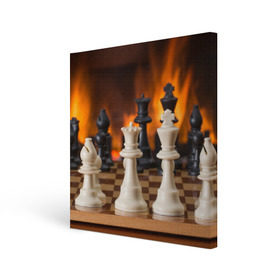 Холст квадратный с принтом Шахматы в Тюмени, 100% ПВХ |  | Тематика изображения на принте: дамка | доска | игра | игры | камин | конь | король | огне | огнём | огненное | огонь | пешка | пламя | слон | ферзь | фигурки | фигуры | шахматная | шахматы