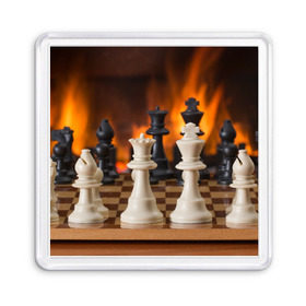 Магнит 55*55 с принтом Шахматы в Тюмени, Пластик | Размер: 65*65 мм; Размер печати: 55*55 мм | дамка | доска | игра | игры | камин | конь | король | огне | огнём | огненное | огонь | пешка | пламя | слон | ферзь | фигурки | фигуры | шахматная | шахматы