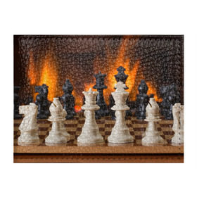 Обложка для студенческого билета с принтом Шахматы в Тюмени, натуральная кожа | Размер: 11*8 см; Печать на всей внешней стороне | Тематика изображения на принте: дамка | доска | игра | игры | камин | конь | король | огне | огнём | огненное | огонь | пешка | пламя | слон | ферзь | фигурки | фигуры | шахматная | шахматы