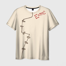 Мужская футболка 3D с принтом Dr.Stone в Тюмени, 100% полиэфир | прямой крой, круглый вырез горловины, длина до линии бедер | dr. stone | drstone | emc2 | доктор стоун
