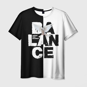 Мужская футболка 3D с принтом Armin van Buuren Balance в Тюмени, 100% полиэфир | прямой крой, круглый вырез горловины, длина до линии бедер | armin | armin van buuren | balance | van buuren | армин | армин ван бюрен | ван бюрен
