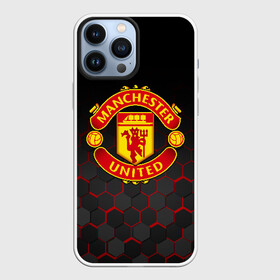 Чехол для iPhone 13 Pro Max с принтом МАНЧЕСТЕР ЮНАЙТЕД | FCMU | MANCHESTER UNITED в Тюмени,  |  | Тематика изображения на принте: fc | fcmu | football | football club | manchester united | sport | манчестер юнайтед | спорт | фк | фкмю | футбол | футбольный клуб