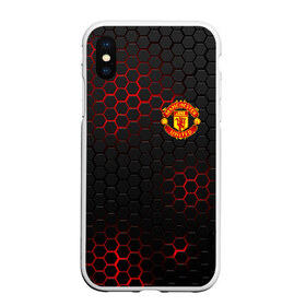 Чехол для iPhone XS Max матовый с принтом МАНЧЕСТЕР ЮНАЙТЕД FCMU MANCHESTER UNITED в Тюмени, Силикон | Область печати: задняя сторона чехла, без боковых панелей | Тематика изображения на принте: fc | fcmu | football | football club | manchester united | red devils | sport | красные дьяволы | манчестер юнайтед | спорт | фк | фкмю | футбол | футбольный клуб