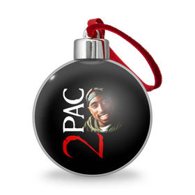 Ёлочный шар с принтом 2pac в Тюмени, Пластик | Диаметр: 77 мм | 2pac | nigga | oldschool | pac | rap | нигга | олдскулл | пак | рэп | тупак