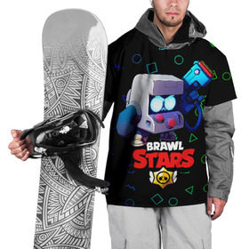 Накидка на куртку 3D с принтом Brawl Stars (8-BIT) [1] в Тюмени, 100% полиэстер |  | android | brawl | brawl stars | clash | clash royale | game | royale | stars | андроид | игра | мобильные игры