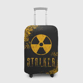 Чехол для чемодана 3D с принтом S.T.A.L.K.E.R. в Тюмени, 86% полиэфир, 14% спандекс | двустороннее нанесение принта, прорези для ручек и колес | game | stalker | зона | игра | радиация | сталкер | чернобыль