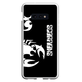 Чехол для Samsung S10E с принтом SCORPIONS СКОРПИОНС в Тюмени, Силикон | Область печати: задняя сторона чехла, без боковых панелей | Тематика изображения на принте: black | scorpions | клаус майне | маттиас ябс | микки ди | павел мончивода | рудольф шенкер | скорпион | скорпионс | чёрный