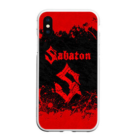 Чехол для iPhone XS Max матовый с принтом SABATON в Тюмени, Силикон | Область печати: задняя сторона чехла, без боковых панелей | sabaton | даниель муллбак | йоаким броден | крис рёланд | оскар монтелиус | пэр сундстрём | рикард сунден | сабатон | тоббе энглунд | томми юханссон | ханнес ван дал