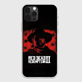 Чехол для iPhone 12 Pro с принтом Red Dead Redemption в Тюмени, силикон | область печати: задняя сторона чехла, без боковых панелей | Тематика изображения на принте: dead | gamer | john | marston | rdr | red | redemption | rockstar | shooter | western | вестерн | джон | марстон | шутер