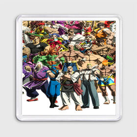 Магнит 55*55 с принтом Street Fighter Сharacters в Тюмени, Пластик | Размер: 65*65 мм; Размер печати: 55*55 мм | street fighter сharacters