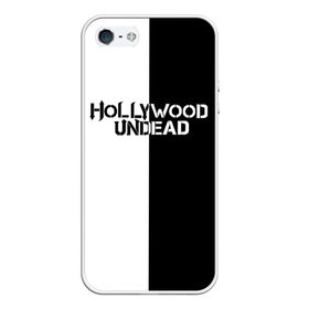 Чехол для iPhone 5/5S матовый с принтом HOLLYWOOD UNDEAD в Тюмени, Силикон | Область печати: задняя сторона чехла, без боковых панелей | deuce | hollywood undead | hu | j dog | shady jeff | голивудская нежить | голливуд | даниэль мурильо | джордан террелл | джордж артур рейган | дилан альварес | мэттью сент клер | нежить