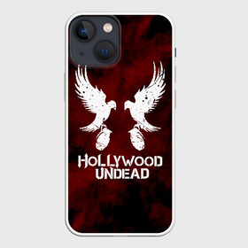 Чехол для iPhone 13 mini с принтом HOLLYWOOD UNDEAD в Тюмени,  |  | deuce | hollywood undead | hu | j dog | shady jeff | голивудская нежить | голливуд | даниэль мурильо | джордан террелл | джордж артур рейган | дилан альварес | мэттью сент клер | нежить