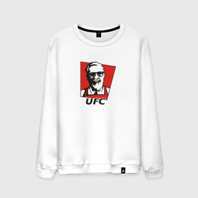 Мужской свитшот хлопок с принтом UFC (Конор) в Тюмени, 100% хлопок |  | kfc | ufc | боец | конор макгрегор