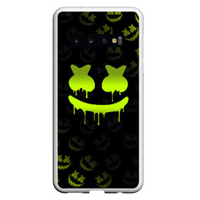 Чехол для Samsung Galaxy S10 с принтом MARSHMELLO HALLOWEEN в Тюмени, Силикон | Область печати: задняя сторона чехла, без боковых панелей | Тематика изображения на принте: america | dj | halloween | marshmello | marshmello halloween | usa | америка | маршмелло | маршмелло хеллоуин | хеллоуин | хэллоуин