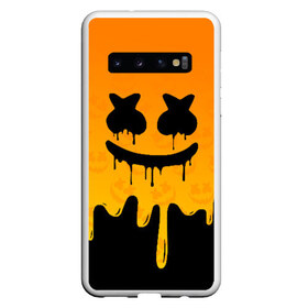 Чехол для Samsung Galaxy S10 с принтом MARSHMELLO HALLOWEEN в Тюмени, Силикон | Область печати: задняя сторона чехла, без боковых панелей | Тематика изображения на принте: america | dj | halloween | marshmello | marshmello halloween | usa | америка | маршмелло | маршмелло хеллоуин | хеллоуин | хэллоуин