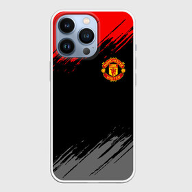 Чехол для iPhone 13 Pro с принтом МАНЧЕСТЕР ЮНАЙТЕД | FCMU | MANCHESTER UNITED в Тюмени,  |  | Тематика изображения на принте: fc | fcmu | football | football club | manchester united | red devils | sport | красные дьяволы | манчестер юнайтед | спорт | фк | фкмю | футбол | футбольный клуб