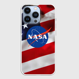 Чехол для iPhone 13 Pro с принтом NASA USA в Тюмени,  |  | nasa | space x | spacex | usa | астронавт | астронавтика | космонавт | наса | сша