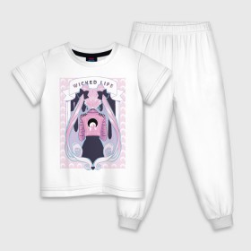 Детская пижама хлопок с принтом Sailor moon wicked life в Тюмени, 100% хлопок |  брюки и футболка прямого кроя, без карманов, на брюках мягкая резинка на поясе и по низу штанин
 | bunny | usagi | аниме | банни цукино | сейлор мун | усаги цукино
