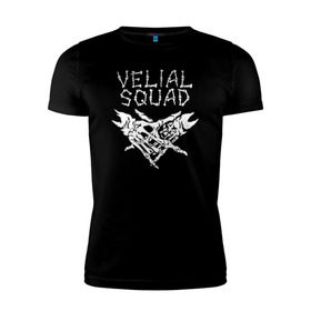 Мужская футболка премиум с принтом VELIAL SQUAD в Тюмени, 92% хлопок, 8% лайкра | приталенный силуэт, круглый вырез ворота, длина до линии бедра, короткий рукав | Тематика изображения на принте: velial squad | велиал сквад