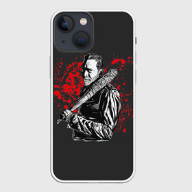 Чехол для iPhone 13 mini с принтом Negan в Тюмени,  |  | dead | death | lucille | negan | rick | the walking dead | zombie | граймс | дерил | дэрил | зомби | люсиль | мертвецы | мишон | ниган | рик | спасители | ходячие | шепчущиеся