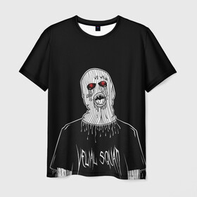 Мужская футболка 3D с принтом Velial Squad в Тюмени, 100% полиэфир | прямой крой, круглый вырез горловины, длина до линии бедер | Тематика изображения на принте: horror | music | rap | redvelsqd | rock | музыка | рок | рэп | хоррор