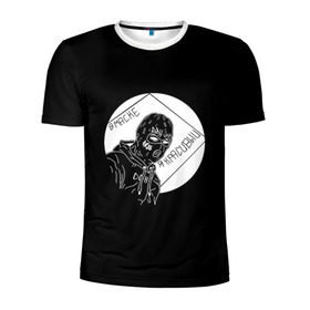 Мужская футболка 3D спортивная с принтом Velial Squad в Тюмени, 100% полиэстер с улучшенными характеристиками | приталенный силуэт, круглая горловина, широкие плечи, сужается к линии бедра | horror | music | rap | redvelsqd | rock | музыка | рок | рэп | хоррор