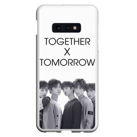 Чехол для Samsung S10E с принтом TOMORROW X TOGETHER в Тюмени, Силикон | Область печати: задняя сторона чехла, без боковых панелей | Тематика изображения на принте: beomgyu | hueningkai | k pop | korean | kpop | soobin | taehyun | tomorrow x together | txt | yeonjun | бомгю | ёнджун | корея | поп | субин | техен | тэхён | хюнин кай