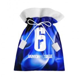 Подарочный 3D мешок с принтом Rainbow Six | Siege. в Тюмени, 100% полиэстер | Размер: 29*39 см | rainbow six siege | six | tom clancy’s | игра | шутер