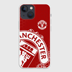 Чехол для iPhone 13 mini с принтом МАНЧЕСТЕР ЮНАЙТЕД в Тюмени,  |  | fc | fcmu | football | football club | manchester united | red devils | sport | красные дьяволы | манчестер юнайтед | спорт | фк | фкмю | футбол | футбольный клуб