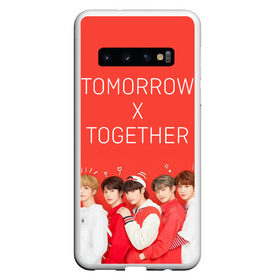 Чехол для Samsung Galaxy S10 с принтом TOMORROW X TOGETHER в Тюмени, Силикон | Область печати: задняя сторона чехла, без боковых панелей | beomgyu | hueningkai | k pop | korean | kpop | soobin | taehyun | tomorrow x together | txt | yeonjun | бомгю | ёнджун | корея | поп | субин | техен | тэхён | хюнин кай