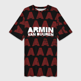 Платье-футболка 3D с принтом Armin van Buuren в Тюмени,  |  | Тематика изображения на принте: a state of trance | armin | armin van buuren | asot | van buuren | армин | армин ван бюрен | ван бюрен