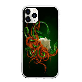 Чехол для iPhone 11 Pro Max матовый с принтом Медуза в Тюмени, Силикон |  | Тематика изображения на принте: art | medusa | глаза | горгона | девушка | змеи | медуза