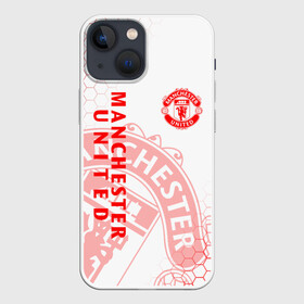 Чехол для iPhone 13 mini с принтом МАНЧЕСТЕР ЮНАЙТЕД | FCMU | MANCHESTER UNITED в Тюмени,  |  | fc | fcmu | football | football club | manchester united | red devils | sport | красные дьяволы | манчестер юнайтед | спорт | фк | фкмю | футбол | футбольный клуб