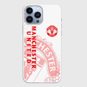 Чехол для iPhone 13 Pro Max с принтом МАНЧЕСТЕР ЮНАЙТЕД | FCMU | MANCHESTER UNITED в Тюмени,  |  | Тематика изображения на принте: fc | fcmu | football | football club | manchester united | red devils | sport | красные дьяволы | манчестер юнайтед | спорт | фк | фкмю | футбол | футбольный клуб