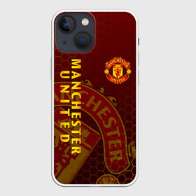 Чехол для iPhone 13 mini с принтом МАНЧЕСТЕР ЮНАЙТЕД в Тюмени,  |  | fc | fcmu | football | football club | manchester united | red devils | sport | красные дьяволы | манчестер юнайтед | спорт | фк | фкмю | футбол | футбольный клуб