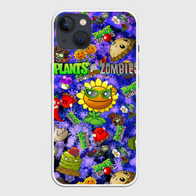 Чехол для iPhone 13 с принтом Plants vs Zombies в Тюмени,  |  | Тематика изображения на принте: plant | zombies | зомби | растения | растения против зомби