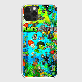 Чехол для iPhone 12 Pro Max с принтом Plants vs Zombies в Тюмени, Силикон |  | plant | zombies | зомби | растения | растения против зомби