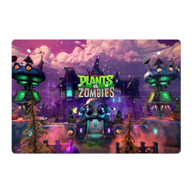 Магнитный плакат 3Х2 с принтом PLANTS VS ZOMBIES в Тюмени, Полимерный материал с магнитным слоем | 6 деталей размером 9*9 см | garden warfare | pl | plants | plants vs. zombies | plants vs. zombies: garden warfare | popcap | zombies | кактус | картошка | подсолнух | растения против зомби | сад