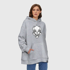 Худи SuperOversize хлопок с принтом UNDERTALE в Тюмени, 70% хлопок, 30% полиэстер, мягкий начес внутри | карман-кенгуру, эластичная резинка на манжетах и по нижней кромке, двухслойный капюшон
 | asriel dreemurr | chara | frisk | gaster blaster | sans | undertale | азриэль дримурр | андертейл | андрайн | гастер | меттатон | санс | фриск | чара