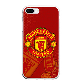 Чехол для iPhone 7Plus/8 Plus матовый с принтом МАНЧЕСТЕР ЮНАЙТЕД FCMU MANCHESTER UNITED в Тюмени, Силикон | Область печати: задняя сторона чехла, без боковых панелей | Тематика изображения на принте: fc | fcmu | football | football club | manchester united | red devils | sport | красные дьяволы | манчестер юнайтед | спорт | фк | фкмю | футбол | футбольный клуб