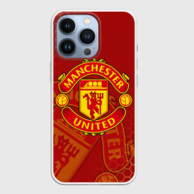 Чехол для iPhone 13 Pro с принтом МАНЧЕСТЕР ЮНАЙТЕД | FCMU | MANCHESTER UNITED в Тюмени,  |  | Тематика изображения на принте: fc | fcmu | football | football club | manchester united | red devils | sport | красные дьяволы | манчестер юнайтед | спорт | фк | фкмю | футбол | футбольный клуб