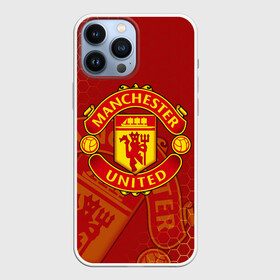 Чехол для iPhone 13 Pro Max с принтом МАНЧЕСТЕР ЮНАЙТЕД | FCMU | MANCHESTER UNITED в Тюмени,  |  | Тематика изображения на принте: fc | fcmu | football | football club | manchester united | red devils | sport | красные дьяволы | манчестер юнайтед | спорт | фк | фкмю | футбол | футбольный клуб