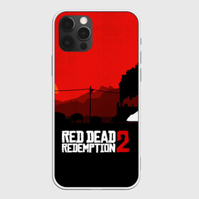 Чехол для iPhone 12 Pro с принтом RDR 2 в Тюмени, силикон | область печати: задняя сторона чехла, без боковых панелей | arthur morgan | cowboy | online | red dead online | red dead redemption 2 | rockstar games | wild west | артур морган | бандит | вестерн | винтовка | дикий запад | ковбой | рокстар