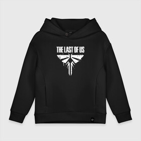 Детское худи Oversize хлопок с принтом THE LAST OF US в Тюмени, френч-терри — 70% хлопок, 30% полиэстер. Мягкий теплый начес внутри —100% хлопок | боковые карманы, эластичные манжеты и нижняя кромка, капюшон на магнитной кнопке | Тематика изображения на принте: cicadas | fireflies | naughty dog | the last of us | the last of us part 2 | джоэл | последние из нас | цикады | элли