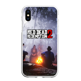 Чехол для iPhone XS Max матовый с принтом RDR PC в Тюмени, Силикон | Область печати: задняя сторона чехла, без боковых панелей | Тематика изображения на принте: arthur morgan | cowboy | online | red dead online | red dead redemption 2 | rockstar games | wild west | артур морган | бандит | вестерн | винтовка | дикий запад | ковбой | рокстар