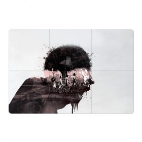 Магнитный плакат 3Х2 с принтом Walking Dead [1] в Тюмени, Полимерный материал с магнитным слоем | 6 деталей размером 9*9 см | 